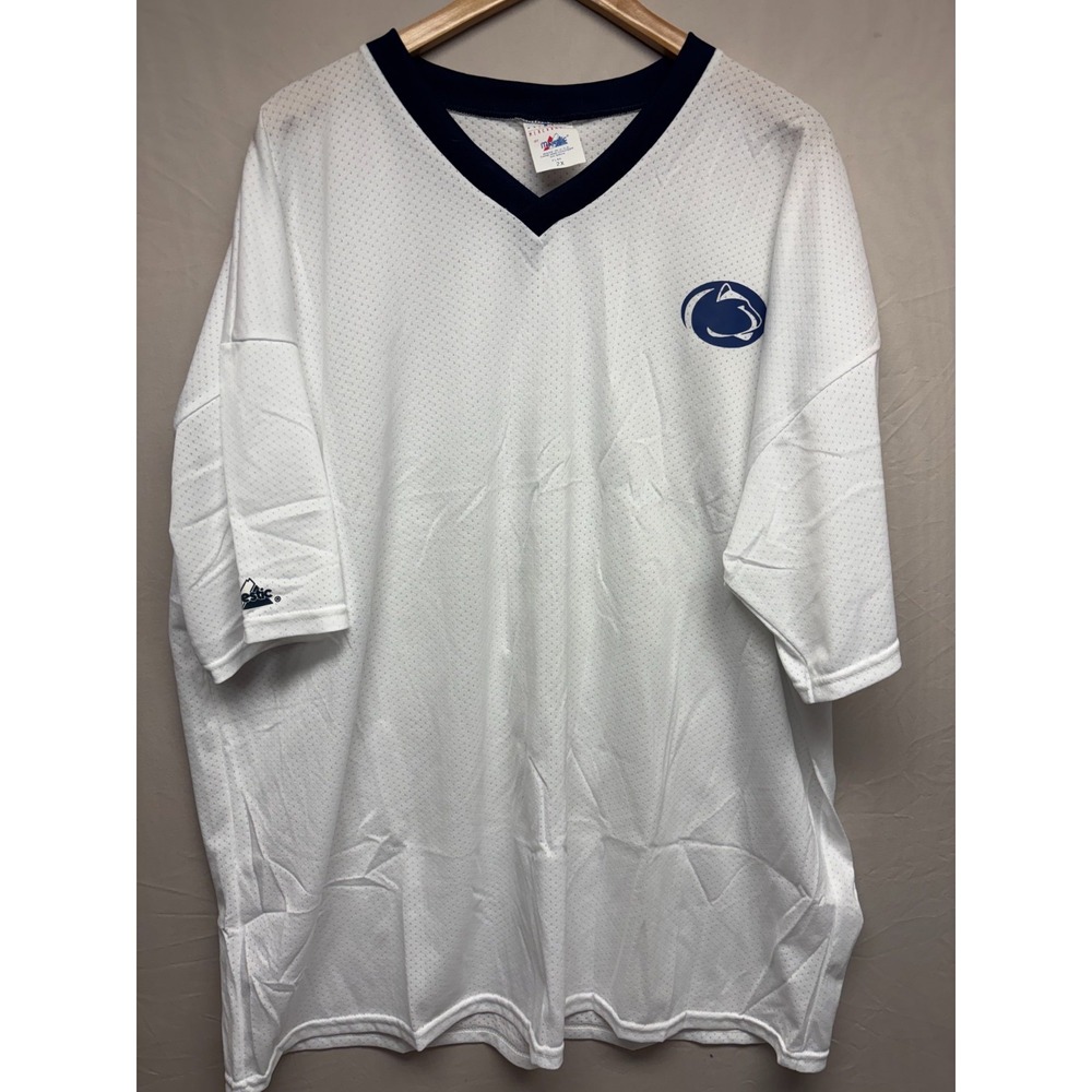 Penn State Nittany Lions Jersey Majestic Men's White Short Sleeve NWOT Baseball